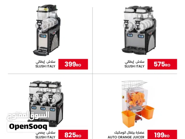 potato fryers-juice mixer-Coffee machine-ice maker-cotton candy-popcorn-warmer-chiller-freezers