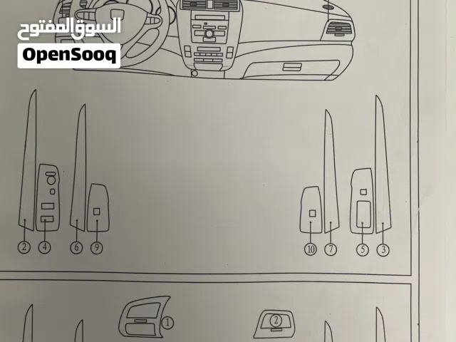 تلبيسه كروم داخليه هوندا سيتي 2009