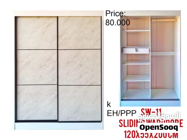 خزانة ملابس بأبواب منزلقة Sliding Door Wardrobe