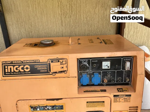 مولد ديزل كاتم صوت (إنكو - INGCO) بقوة 5000 واط للبيع