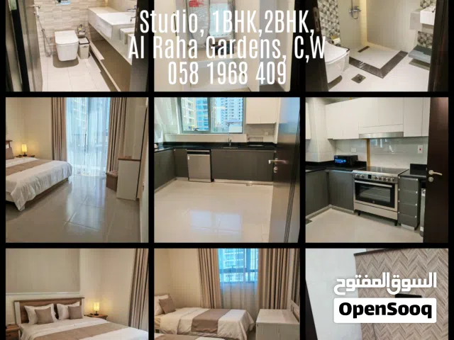 50 m2 Studio Apartments for Rent in Abu Dhabi Al Raha Golf Gardens
