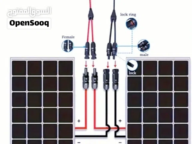 مكيف ماء 50 لتر 12 فولت/ مضخه ماء نص حصان 12 فولت/لوح طاقه شمسيه حجم كبير 230 واط