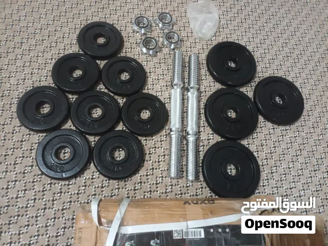 20KG CAST IRON  ADJUSTABLE DUMBBELLS  FREE DELIVERY