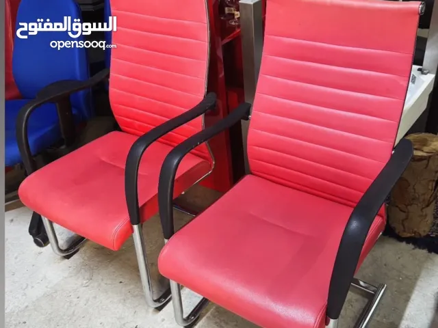 Leather red chairs excellent condition