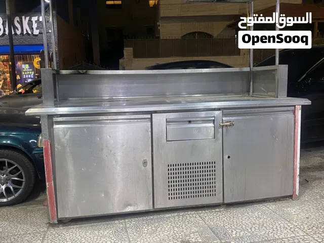 عربايه ذره وبطاطه مع ثلاجه داخليه مساحه كبيره