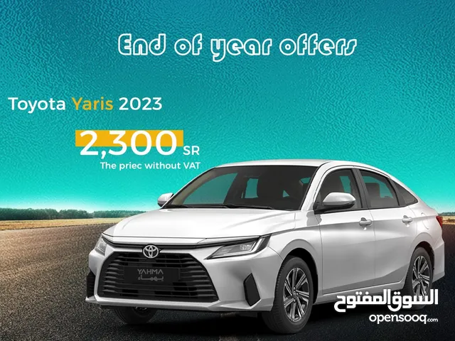 Toyota Yaris 2023 for rent - Free delivery for monthly rental