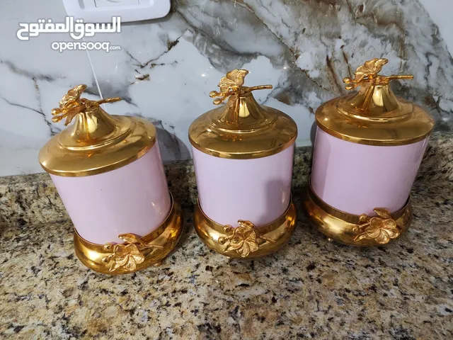 طقم سكريات لون زهري