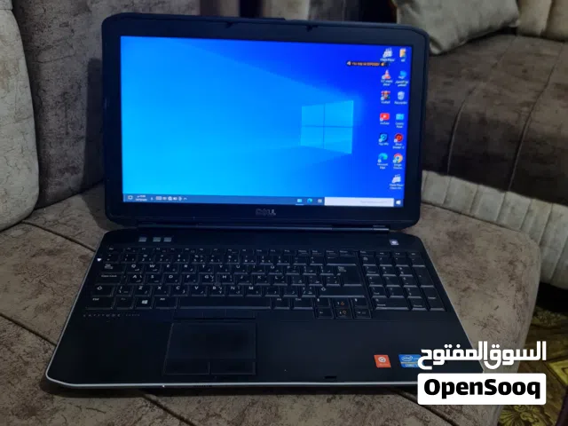 نوع الجهاز  Dell نوع المعالج core i5 الهارديسك 320  سريع جدا  لون مميز وحلو رام 8 جيجا ،كيبورد مضي