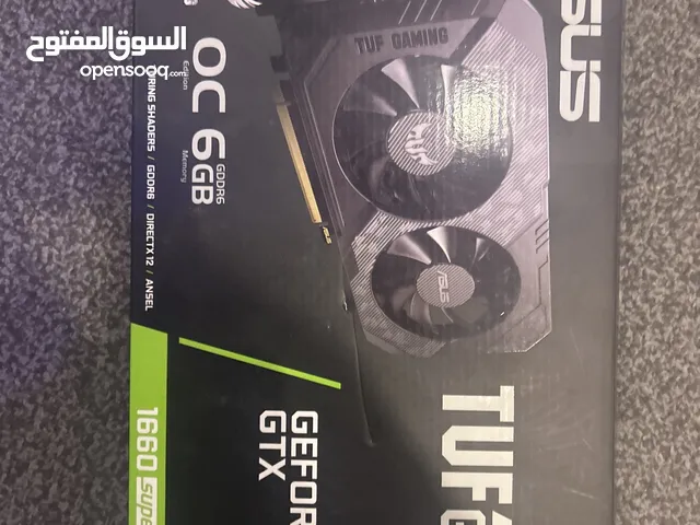 كرت انفيديا GTX 1660 super 6 Gb asus OC