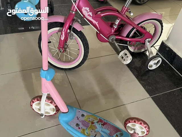 Kids bike and scooter