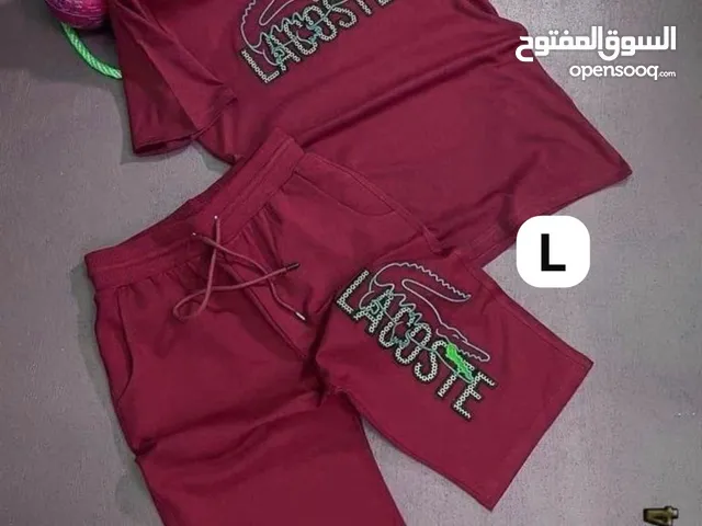 بيجامات رجالي شورت صيفي فري سايز خامة قطنية