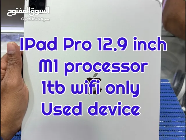 IPad Pro 12.9 inch m1 processor 1tb wifi