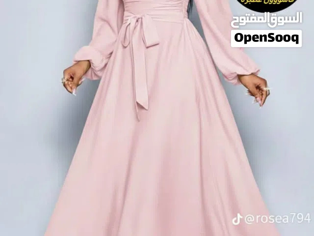 فستان كتان سعودى
