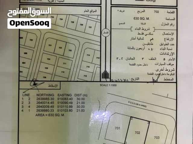 ارض للبيع في البريك الخابوره