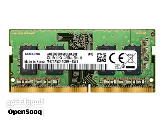 رام Samsung DDR4 SoDimm 4GB 3200