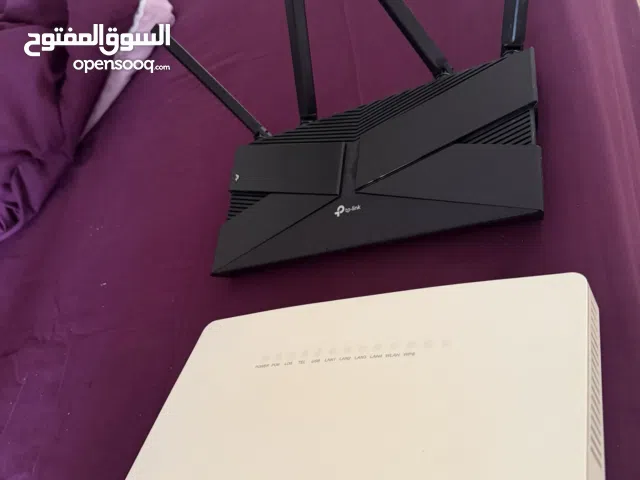 راوترين هواوي ضوئي 5g وتبلنك Ax1500