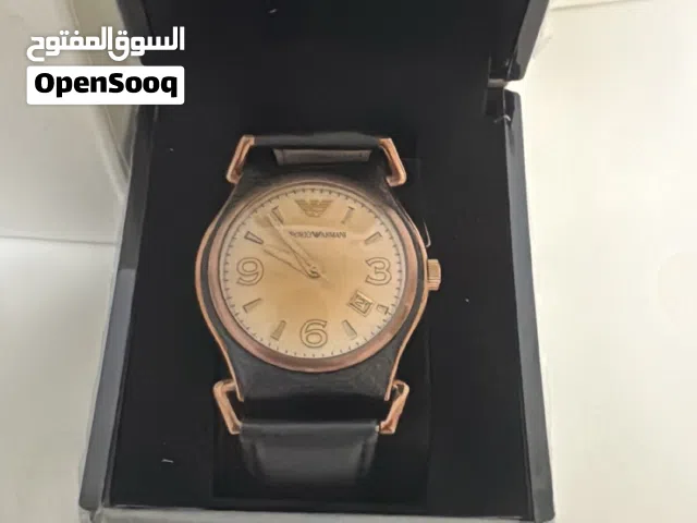 للبيع – ساعة Emporio Armani ارماني الأصلية بكامل ملحقاتها