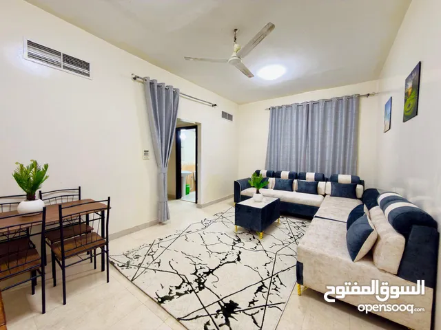 B1 اول ساكن غرفه وصاله فرش جديد شامله كل الفواتير للايجار الشهرى فى عجمان منطقة الروضة 3