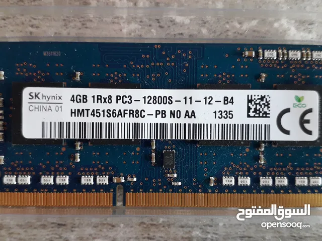 SK hynix 4GB 1R×8 PC3-12800S-11-12-B4