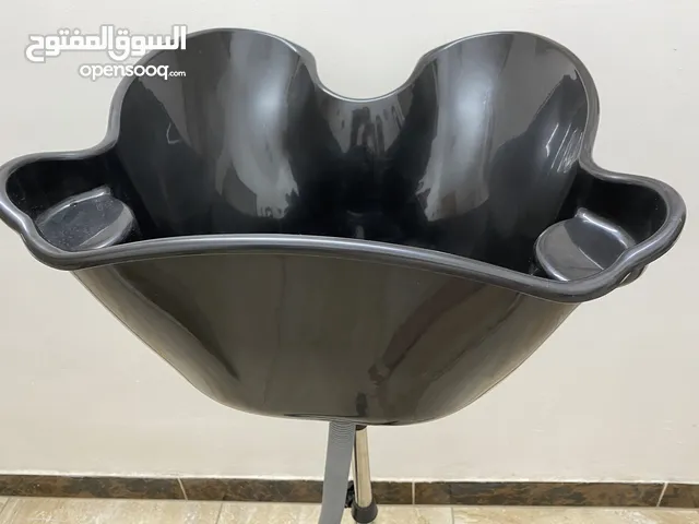 كرسي لغسل الشعر لصالون حلاقه جديد غير مستعمل للبيع