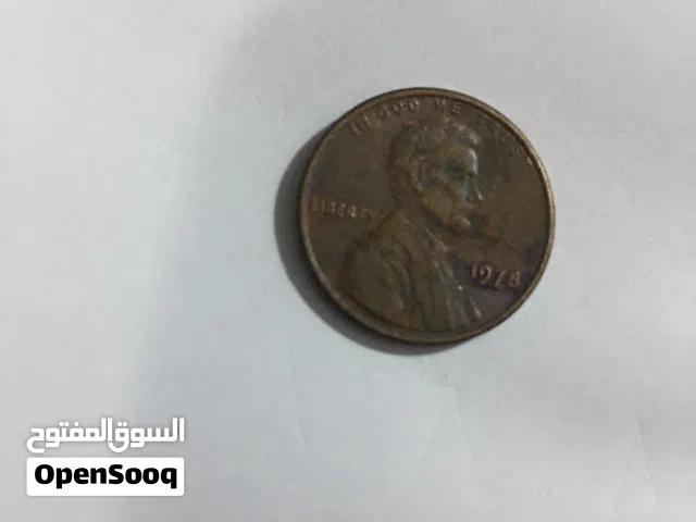 عملة أصلية امريكى 1 سنت فرانكلين الامريكى