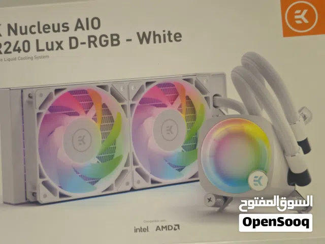 Nucleus AIO CR240 Lux D-RGB CPU liquid cooler.