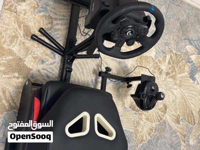 قير سكان وكرسي مع دوسات من شركةlogitech قابل للتفاوض