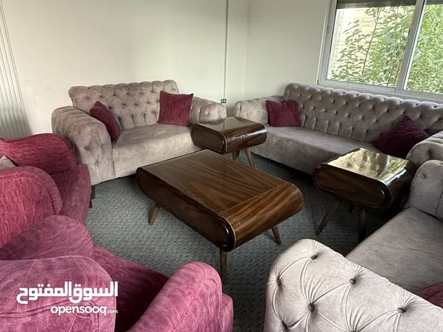 طقم كنب 9 مقاعد قماش تركي