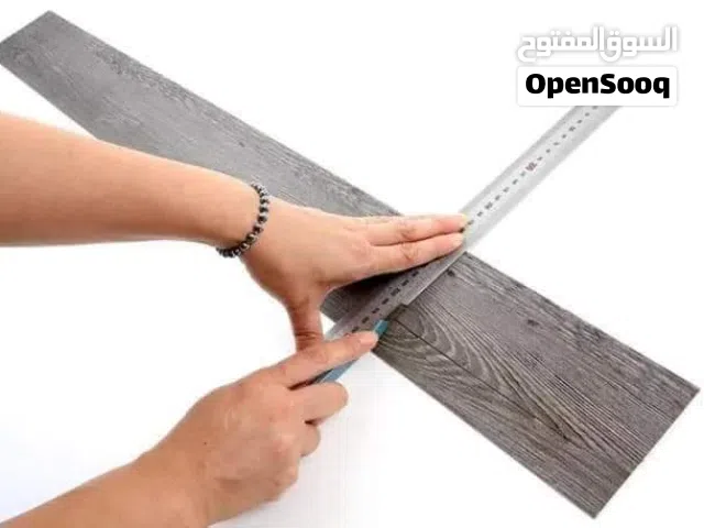 ارضيات pvc شرحات سرعه في الإنجاز فوق بلاط قديم الوان متعدده لا داعي  بلاط  فك