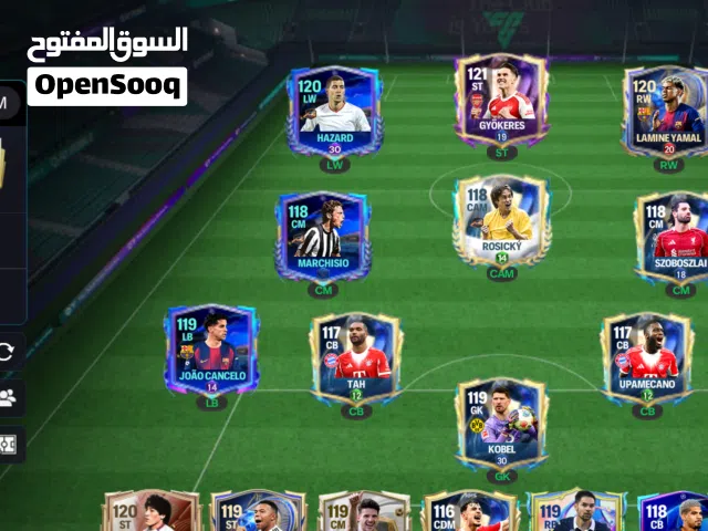 للبيع: حساب EA FC Mobile أسطوري اوفر120