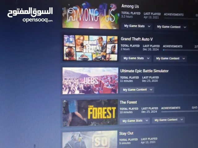 Steam Accounts and Characters for Sale in Amman