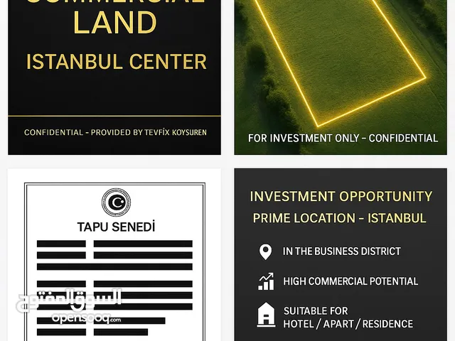 Prime Commercial Land for Sale – 160 m2 – 50m from Taksim Square, Istanbul