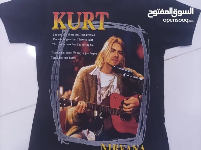 T-shirt Reo rock of the t-shirt كيرت كوبين