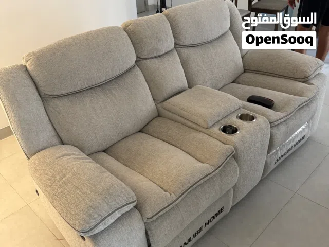 Danube Home 2-Seater Premium Recliner Sofa with Console (Excellent Condition)