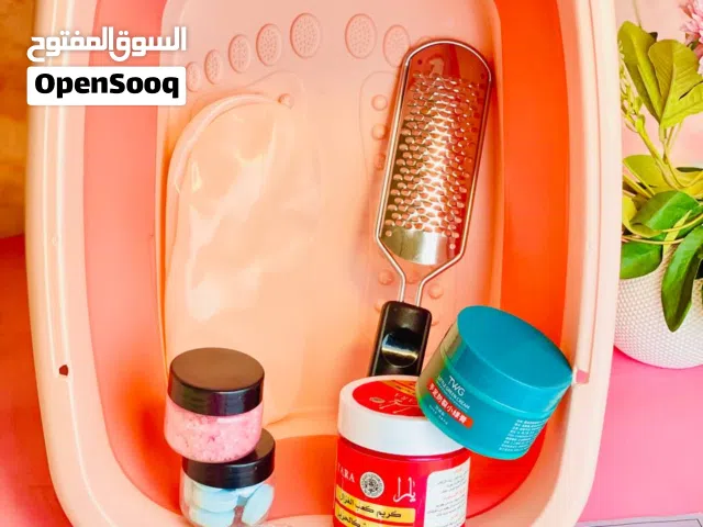 طريقه استخدام اول خطوه جاكوزي ننقع القدمين بالماء الدافئ