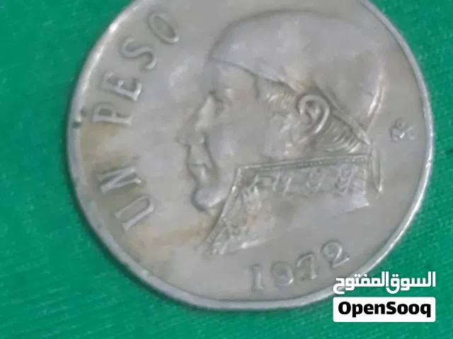 واحد  بيزو مكسيكي    تحفه فنيه1972 النسر