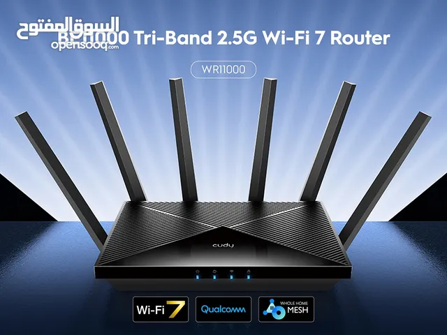 فررصة .. اقوى راوتر بتقنية الواي فاي 7 BE11000 2.5G Tri-Band Mesh Wi-Fi 7 Router
