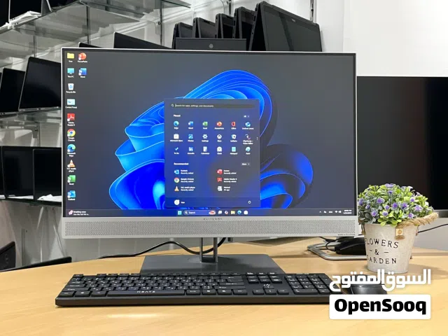 HP Desktop AIo Core i7 8th Gen Ram 16GB SSD 512GB Touch screen  Windows 11 Pro 64bit