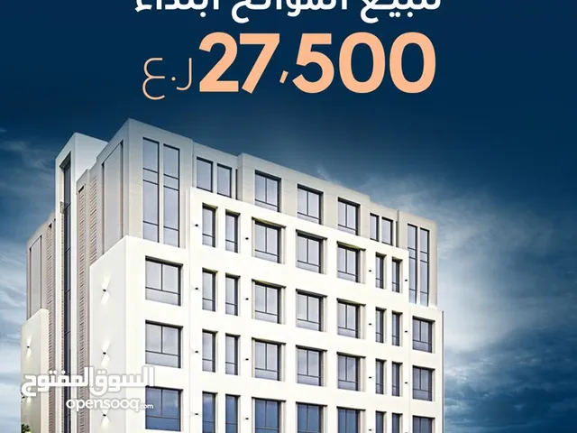 72m2 Studio Apartments for Sale in Muscat Al Mawaleh