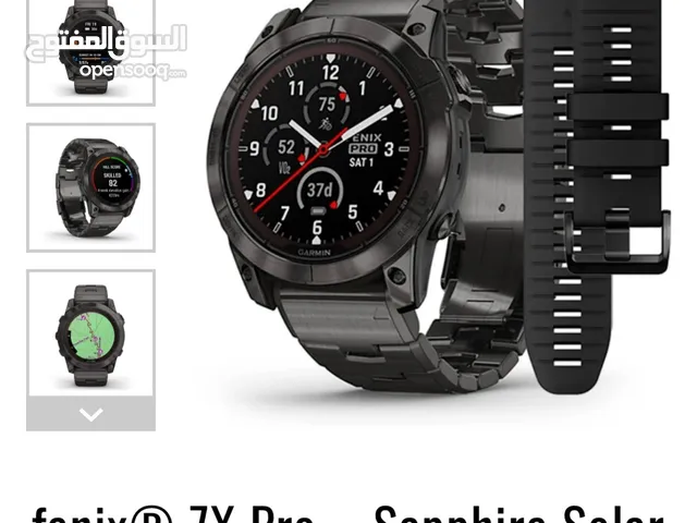 fenix 7X Pro – Sapphire Solar Edition Carbon Gray DLC Titanium with Vented Titanium Bracelet