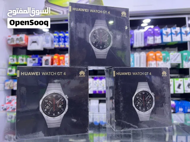 Huawei GT4 Stainless Steel Strap ساعة جي تي 4 هواوي سوار ستانليس قياس 46 مم متوفرة بكمية محدودة جدا
