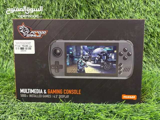 Porodo Gaming Multimedia & Gaming Console 4.5" 128MB RAM + 64GB 3000mAh - Black
