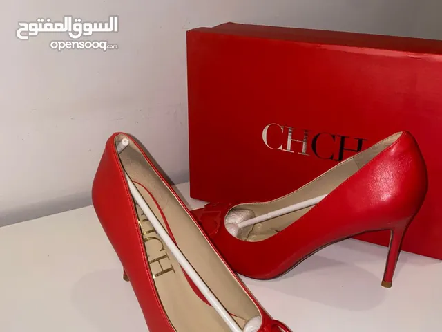 Red With Heels in Al Badayea