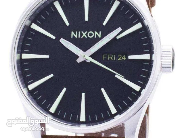 Nixon Quartz Sentry Brown Leather A105-1037-00 Men’s