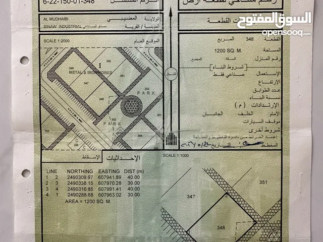 Industrial Land for Sale in Al Sharqiya Sinaw