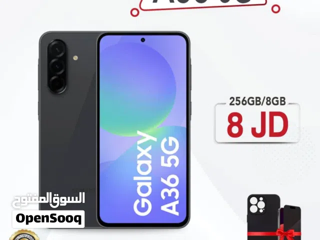 اقساط بدون دفعه اولى ( سامسونج A36 5G 256GB /8GB Ram )