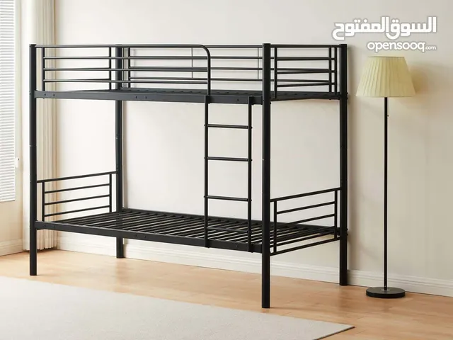 Iron Metal Bunk Bed black