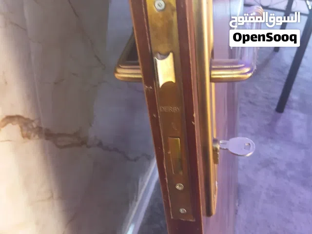 باب خشب قشره بلوط محفور بالليزر