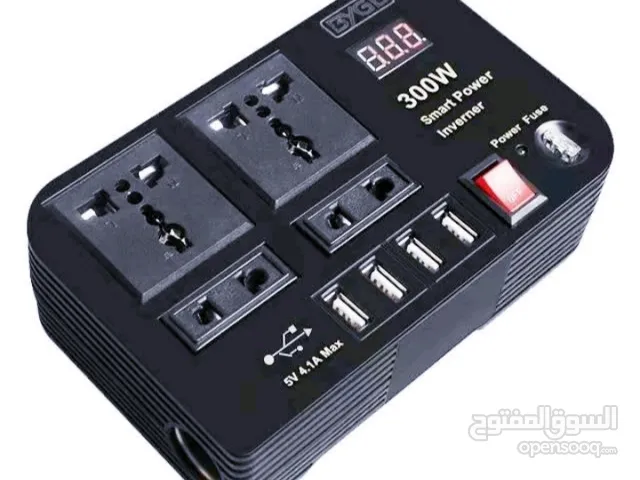 محول من كهرباء السياره الي كهرباء منزلي لغايه 300W او 200W مع مخارج USB + مخارج كهرباء منزلي ديجيتال