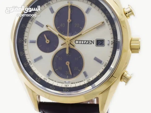 Citizen Eco-Drive CA0452-01P Chronograph Analog Men's Watch. ساعة سيتيزن كرونوغراف بالطاقه الضوئيه
